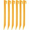 imageCoghlans 9inch ABS Tent Pegs  Lightweight Durable Plastic Grounds Stakes for Camping Tents Outdoor Canopy Stakes for Beach and Garden Lawn and Rain Tarp6 Pack Recycled Polypropylene