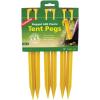 imageCoghlans 9inch ABS Tent Pegs  Lightweight Durable Plastic Grounds Stakes for Camping Tents Outdoor Canopy Stakes for Beach and Garden Lawn and Rain Tarp6 Pack NonRecycled ABS
