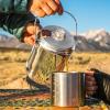 imageCoghlans Aluminum Coffee Pot 9Cup Percolator for Camping Lightweight Stovetop Coffee Maker Durable and Portable Outdoor Brew GearAluminum  9 Cup