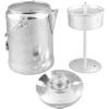 imageCoghlans Aluminum Coffee Pot 9Cup Percolator for Camping Lightweight Stovetop Coffee Maker Durable and Portable Outdoor Brew GearAluminum  9 Cup