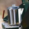 imageCoghlans Aluminum Coffee Pot 9Cup Percolator for Camping Lightweight Stovetop Coffee Maker Durable and Portable Outdoor Brew GearStainless Steel  9 Cup