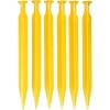 imageCoghlans 9inch ABS Tent Pegs  Lightweight Durable Plastic Grounds Stakes for Camping Tents Outdoor Canopy Stakes for Beach and Garden Lawn and Rain Tarp6 Pack NonRecycled ABS