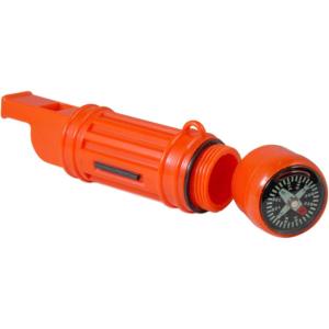 imageCoghlans 5in1 Survival Aid Kit  Compact Emergency Tool with Waterproof Matchbox Compass Fire Starter Signal Mirror and Whistle for Camping Hiking Outdoors and Emergency Preparedness