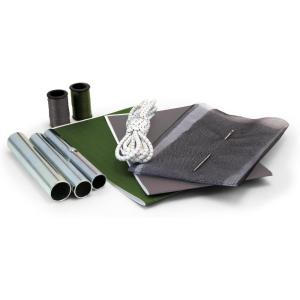 imageCoghlans Nylon Tent Repair Kit  Includes AdhesiveBacked Patches Mesh Screen Patches Nylon Thread Sewing Needle Ferrules and Shock Cord for Tent and Outdoor Gear Repairs