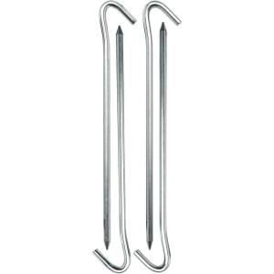imageCoghlans Steel Tent Pegs 7quot 4Pack RustResistant 5mm Diameter Stakes with 1Inch Hook for Tents Tarps ampamp Mosquito Nets  Durable Ground Pegs for Small to Medium Tents