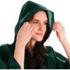 imageCoghlans Adult Rain Poncho Lightweight Waterproof Reusable Hooded Raincoat for Camping Outdoor Activities and TravelGreen Pfasfree