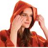 imageCoghlans Adult Rain Poncho Lightweight Waterproof Reusable Hooded Raincoat for Camping Outdoor Activities and TravelOrange Pfasfree