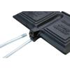 imageCoghlans Cast Iron Cooker  PreSeasoned Pie Iron Sandwich Maker with HeatResistant Removable Handles EasytoClean for Toasted Pies Grilled Sandwiches and Meats For Campfire CookingDouble Camp Cooker