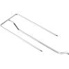 imageCoghlans Safety Fork  41Inch Durable ChromePlated Steel Roasting Fork with StayCool Wooden Handle InwardFacing Sharp Edges for Safe Campfire Cooking and Marshmallow RoastingSteel Safety Fork