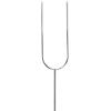 imageCoghlans Safety Fork  41Inch Durable ChromePlated Steel Roasting Fork with StayCool Wooden Handle InwardFacing Sharp Edges for Safe Campfire Cooking and Marshmallow RoastingSteel Camp Fork