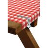 imageCoghlans Tablecloth Combo Pack  Durable Picnic Table Cover with Spring Steel Clamps Waterproof and Windproof Design for Outdoor Camping BBQs and Backyard GatheringsGingham Red