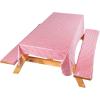 imageCoghlans Tablecloth Combo Pack  Durable Picnic Table Cover with Spring Steel Clamps Waterproof and Windproof Design for Outdoor Camping BBQs and Backyard GatheringsGingham Red