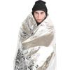 imageCoghlans Thermal Blanket  HeavyDuty Aluminum Foil with Polyethylene Backing Reinforced Grommets Windproof and Waterproof for Heat Retention Emergency Signaling Camping and Outdoor SurvivalOne Size