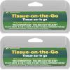 imageCoghlans Tissue on The Go  Compact Travel Pack with Dispenser for Camping Hiking Backpacking and Outdoor Adventures Portable and Convenient Tissue Essentials 2Pack