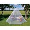 imageCoghlans Travelers Circular Mosquito Net  Lightweight Insect Protection for Camping Travel and Outdoor Use  Includes Carry Bag Twine Hooks Anchors Nails  78quot x 32quot x 58quot