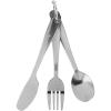 imageCoghlans Folding Cutlery Set  Lightweight Stainless Steel Knife Fork and Spoon for Camping Backpacking Travel and Outdoor Dining  Compact and Portable Utensils3 Piece