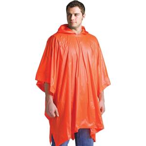imageCoghlans Adult Rain Poncho Lightweight Waterproof Reusable Hooded Raincoat for Camping Outdoor Activities and TravelOrange