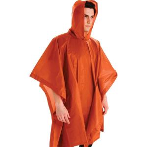imageCoghlans Adult Rain Poncho Lightweight Waterproof Reusable Hooded Raincoat for Camping Outdoor Activities and TravelOrange Pfasfree