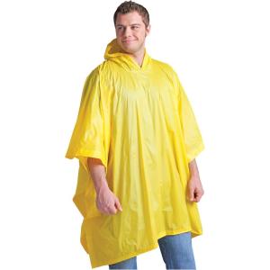 imageCoghlans Adult Rain Poncho Lightweight Waterproof Reusable Hooded Raincoat for Camping Outdoor Activities and TravelYellow