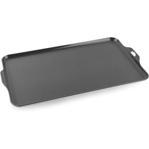 imageCoghlans Camp Griddle Lightweight Aluminum 175 x 10 Size PFASFree and NonStick Ceramic Coating Cooking Surface for Two Burner Stoves Ideal for Camping and Outdoor CookingAluminum Griddle PFASFree