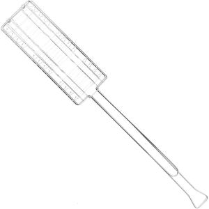 imageCoghlans Campers SMores Grill  ChromePlated Steel Portable and Compact Outdoor Cooking Tool for Making 3 SMores at Once 17Inch Handle with Sliding Lock Ring for Secure Campfire