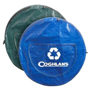 imageCoghlans PopUp Lightweight Trash Can  Collapsible Waste Bin for Camping RV Outdoor Events and Travel  Durable Compact and Easy to Store  295 GallonGreenBlue