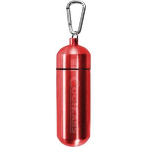 imageCoghlans Watertight Aluminum Capsule with Carabiner  Compact Lightweight Storage for Pills Matches or Small Essentials  Ideal for Travel Hiking Camping XL