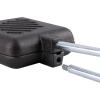 imageCoghlans PreSeasoned Cast Iron Broiler with Removable Handles BreakApart Hinge  Ideal for Grilling Burgers Steaks and Roasting Vegetables Over Campfires or BBQs  Compact and Easy to CleanSingle Cast Iron Broiler New Design