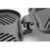 imageCoghlans PreSeasoned Cast Iron Broiler with Removable Handles BreakApart Hinge  Ideal for Grilling Burgers Steaks and Roasting Vegetables Over Campfires or BBQs  Compact and Easy to CleanDouble Cast Iron Broiler