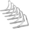 imageCoghlans Stainless Steel Tablecloth Clamps  Durable Reusable Clips for Securing Table Covers at Picnics Camping and Outdoor Dining  Set of 6 Fits Tables up to 2 Inches ThickStainless Steel  6 Pack