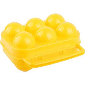 imageCoghlans 6Count Camping Egg Holder  Durable Compact Lightweight Storage Container for Outdoor Cooking Travel and Camping Adventures