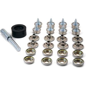 imageCoghlans Snap Fastener Kit  10 Durable NickelPlated Snaps with Attaching Tool Perfect for Repairs on Canvas Leather and Outdoor Gear Essential for Camping DIY Crafts and Home Projects