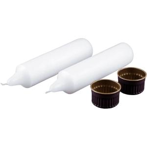 imageCoghlans Emergency Candles 2Pack  LongLasting Unscented Candles for Power Outages Survival Kits and Emergency Preparedness  Reliable Lighting 68 Hour Burn Time1 12 x 5