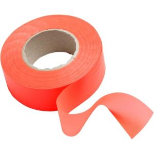 imageCoghlans Orange Trail Tape  High Visibility NonAdhesive PVC Flagging Ribbon for Hiking Camping Hunting Surveying and Forestry Applications  WeatherResistant and Easy to Use