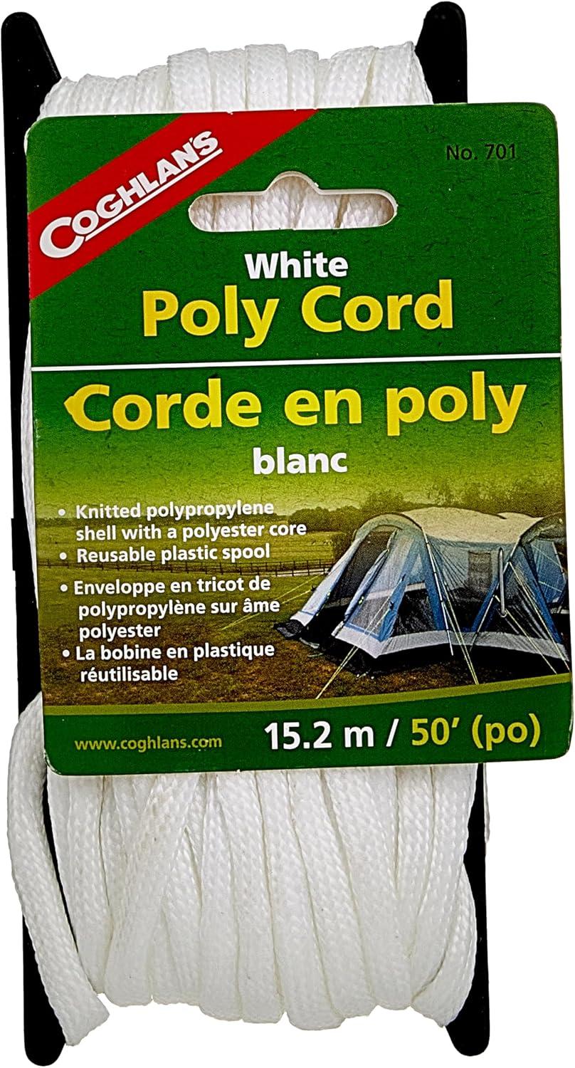 imageCoghlans Braided Nylon Poly CordWhite
