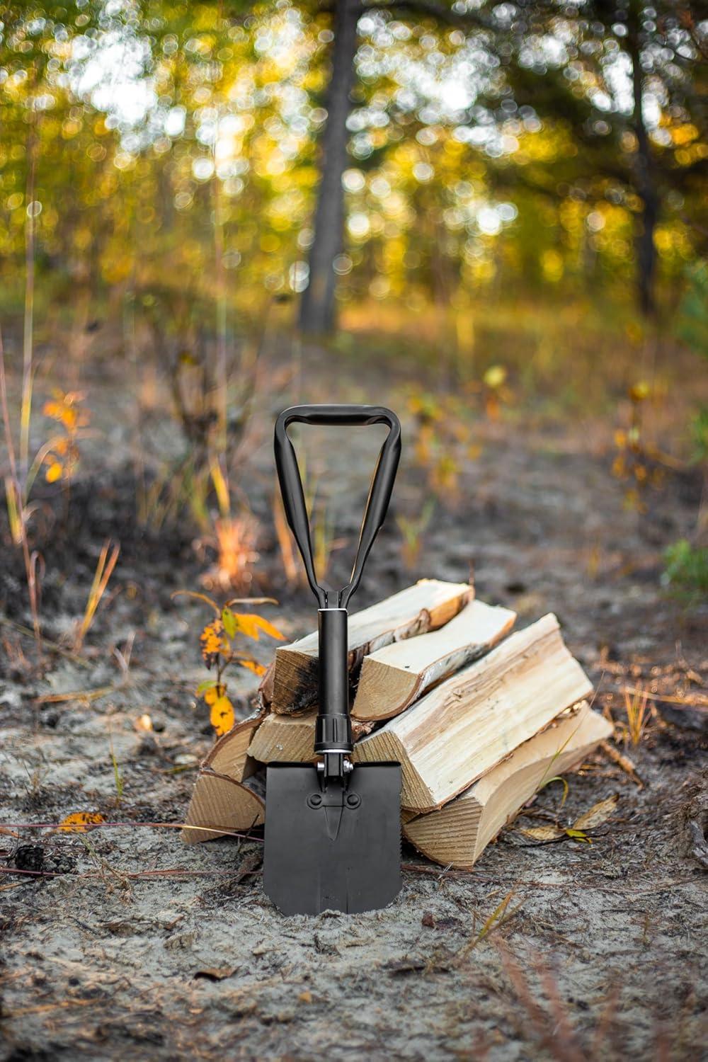 imageCoghlans Folding Shovel  Lightweight Collapsible Entrenching Tool for Camping Hiking Survival and Emergency Use  Durable Compact Design for Outdoor AdventuresOne Size