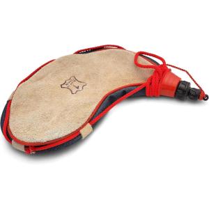 imageCoghlans Traditional Spanish Bota Bag 026 Gallon 1 Liter Leather Wine Flask with Braided Strap  Durable Poly Lining for Camping Hiking and Outdoor Adventures676 Ounces