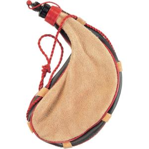 imageCoghlans Traditional Spanish Bota Bag 026 Gallon 1 Liter Leather Wine Flask with Braided Strap  Durable Poly Lining for Camping Hiking and Outdoor Adventures1 Liter