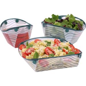 imageCoghlans Snapfold Bowls 2Pack  Collapsible Lightweight and Leakproof for Camping Hiking Travel Picnics and Outdoor Adventures BPAFree Foldable SpaceSaving Design for Easy Storage3 Piece Cup  Bowl  Dish