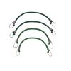 imageCoghlans Mini 10Inch Bungee Cords with Hardened Steel Hooks 4Pack  Durable Elastic Straps with MultiStrand Rubber Core for Securing Tarps Gear and Everyday Use