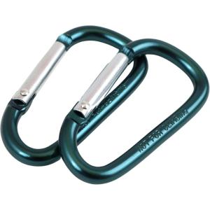 image:imageCoghlans Mini Carabiner 6mm 2Pack Lightweight Anodized Aluminum SpringLoaded Ideal for Camping and Hiking for Gear Attachments to Belts and Backpacks Key Organization NonClimbing